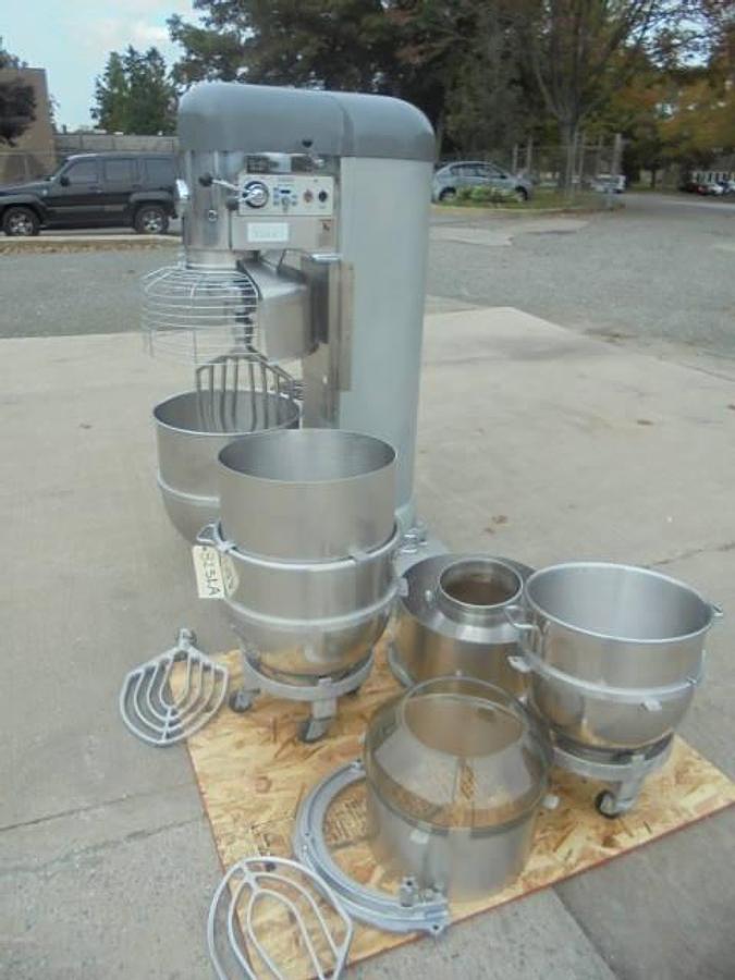 Used Hobart V1401 140 Qt. Bowl Mixer, With Numerous Accessories