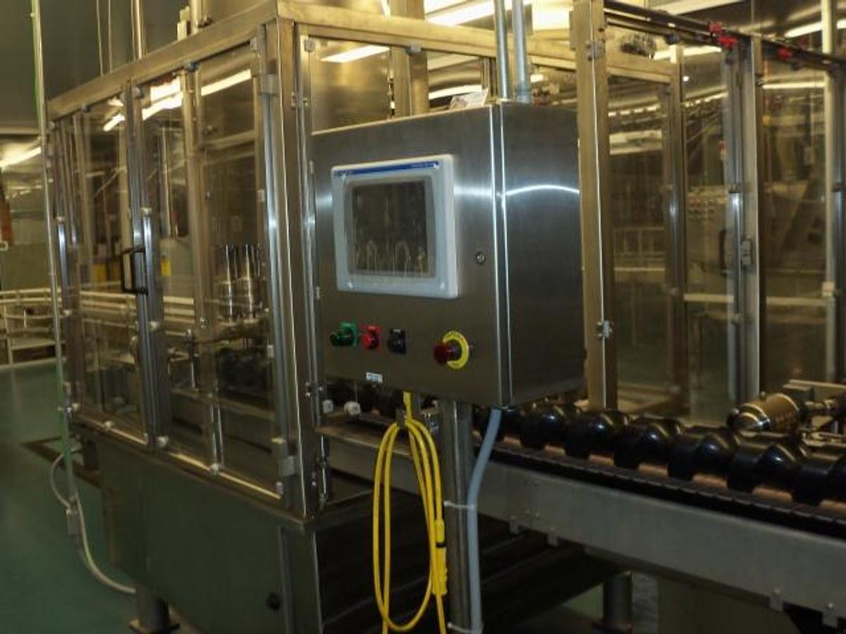 Used US Bottlers 72 Spout Rotary Filling & Capping Machine, Stainless Steel