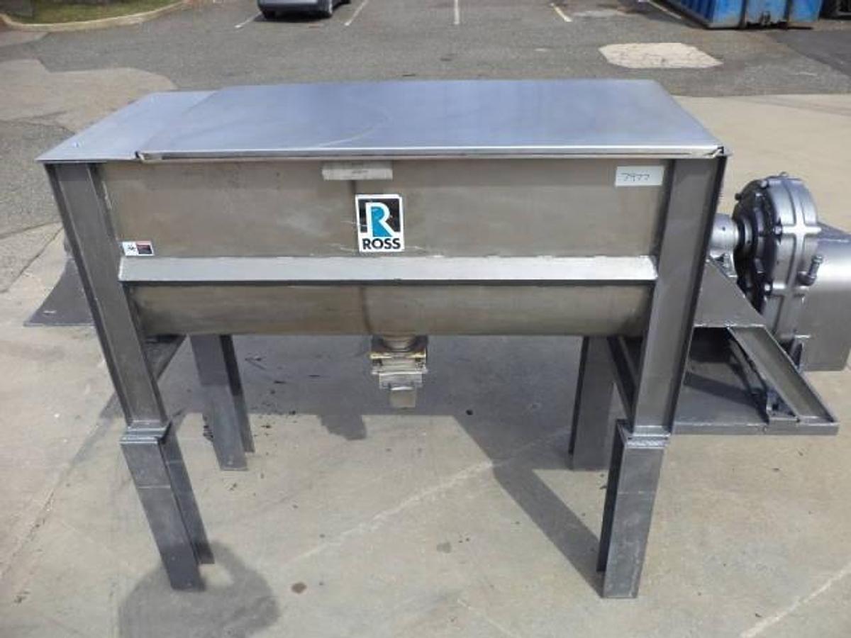 Used 36 Cu. Ft. Stainless Steel Double Ribbon Blender, 15HP