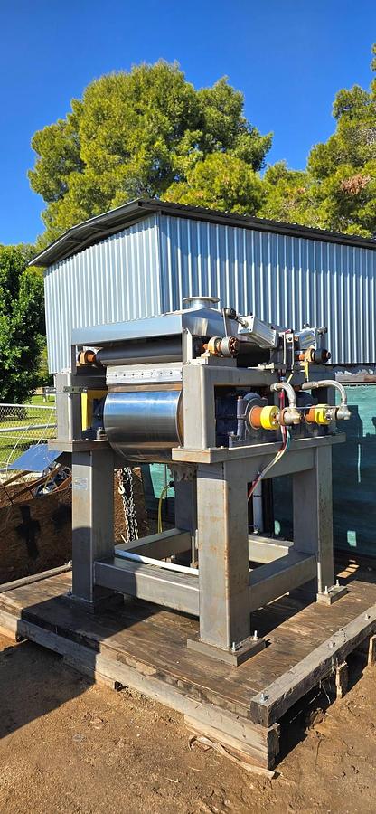 Used Phoenix 24 In. X 24 In. Double Drum Dryer/Flaker