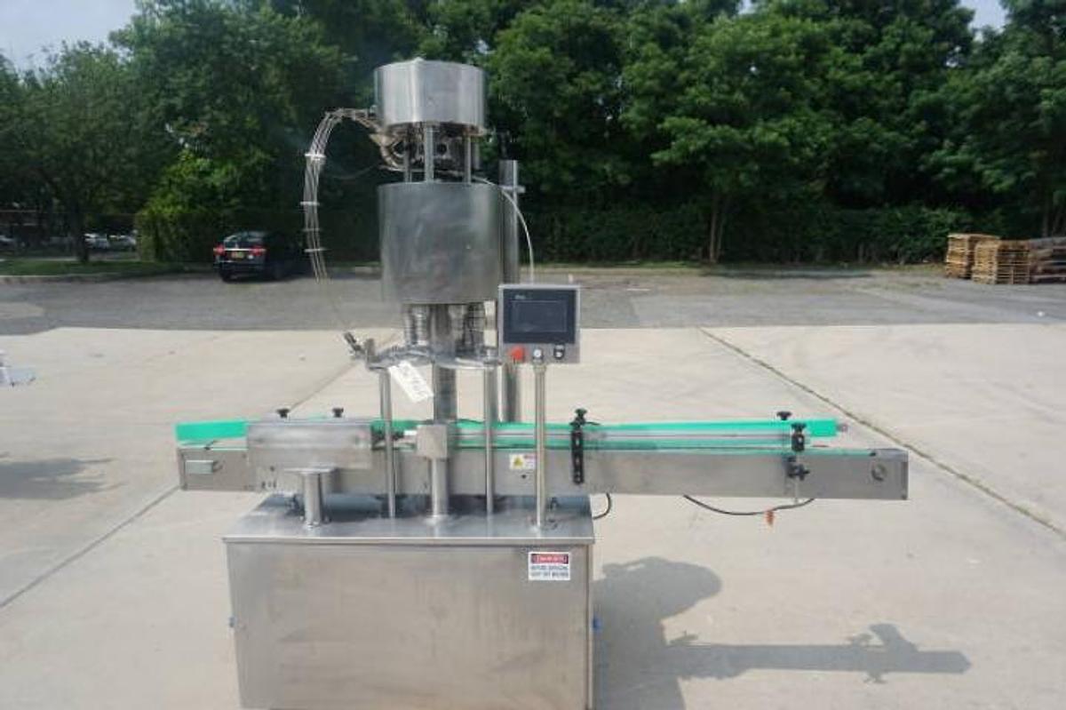 Used Shanghai Kuixing Six Head Rotary Chuck Capper