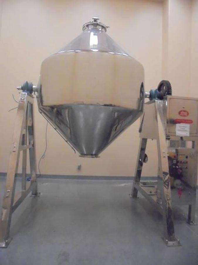 Used Sams Techno Mec Pvt. Ltd. Approx. 172 Cu. Ft. Double Cone Blender, 20 HP Motor