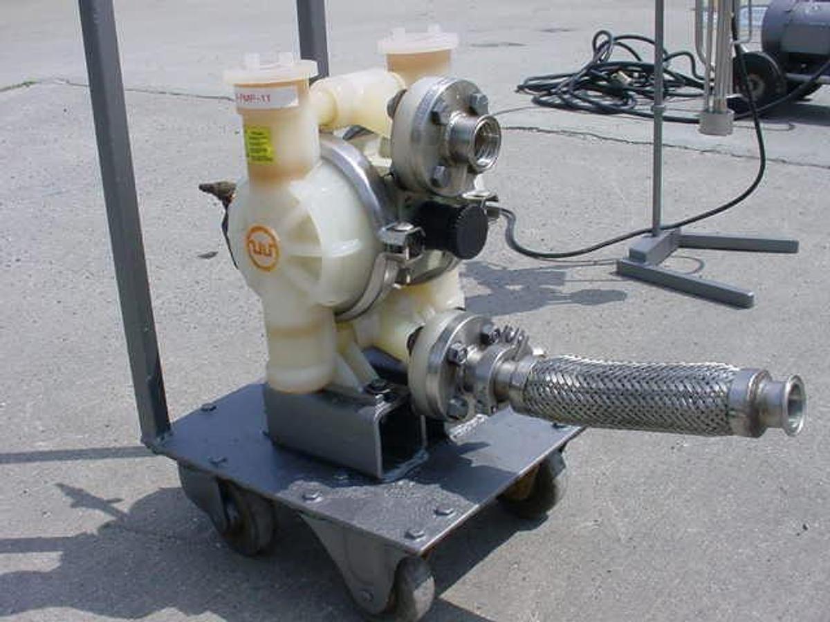 Used Wilden 1″ Air Operated Double Diaphragm Pump, Portable