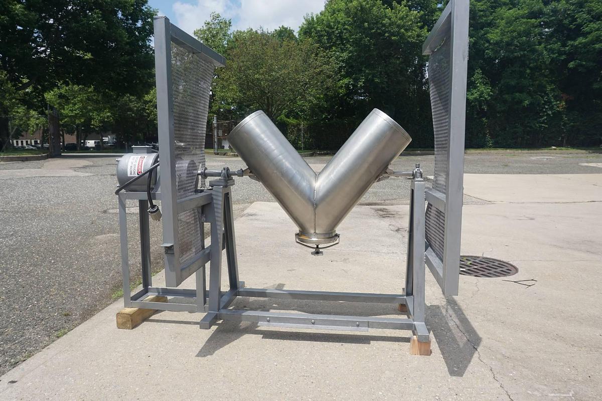 Used 2 Cu. Ft. Stainless Steel “V” Blender