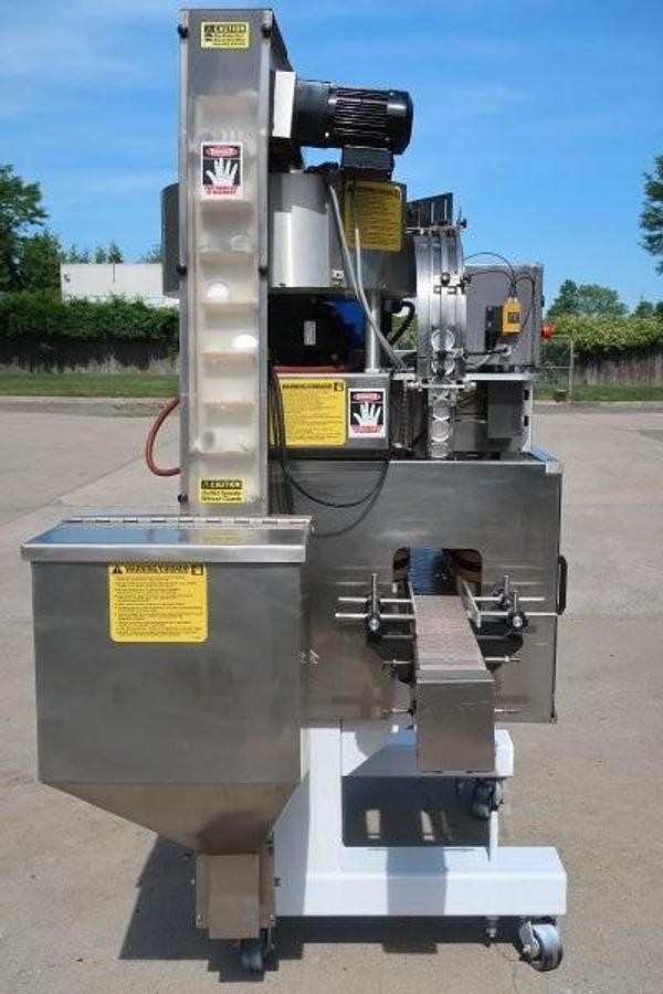 Used Kaps-All A-6 Automatic Screw Capping Machine, 24 In. Bowl Hopper