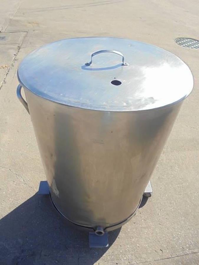 Used 50 Gallon Stainless Steel Portable Stock Pot