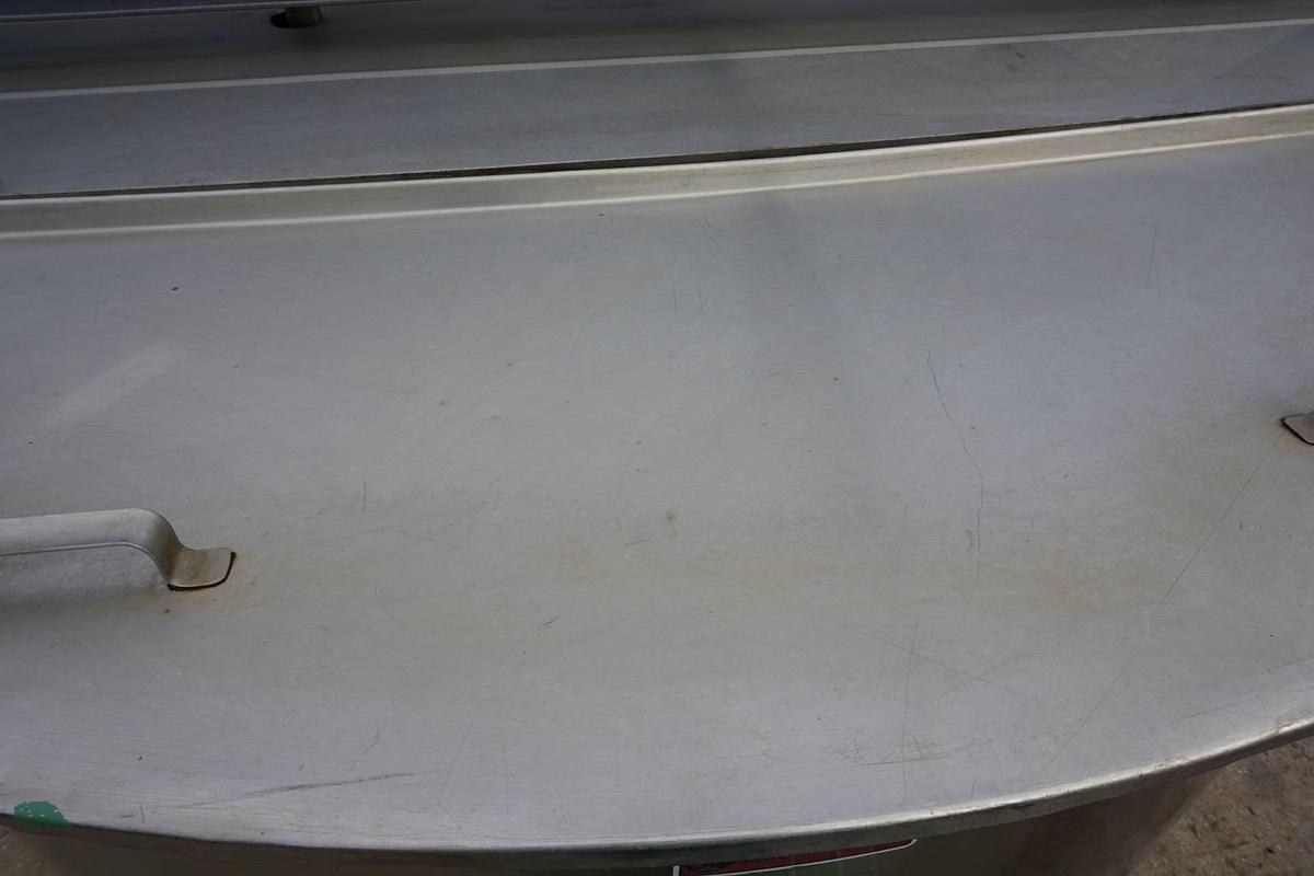 Used 1,360 Gallon Permasan Stainless Steel Vertical Mix Tank