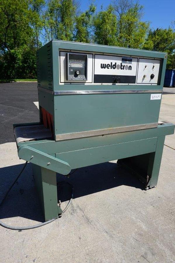 Used Weldotron Conveyorized Shrink Tunnel, 22 Inch X 9 Inch Opening