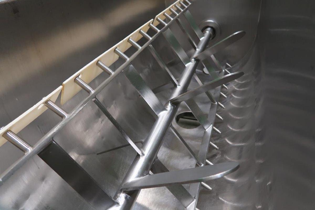 Used 18 Cu. Ft. Stainless Horizontal Paddle Blender, with Scrapers
