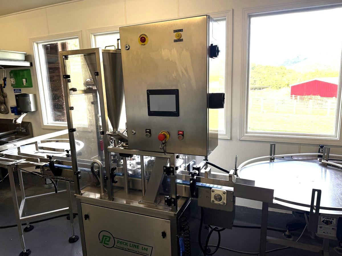 Used Packline Rotary Cup Filling Machine, Two Flavor
