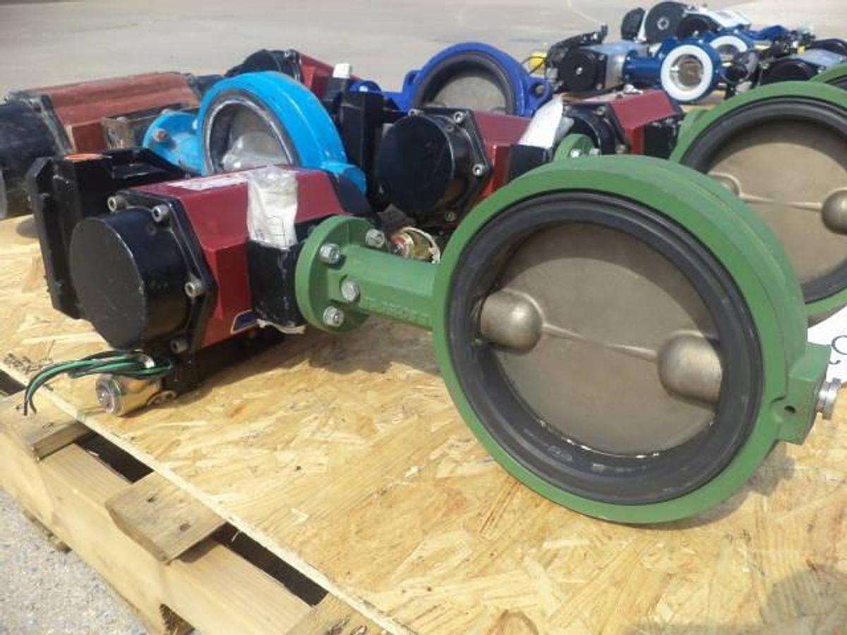 Used Sure Torque Electrically Actuated 4 Inch Diameter Butterfly Valves (7)
