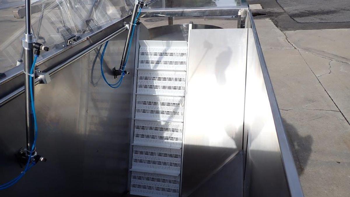 Used Kekai Automatic Plastic Bottle Unscrambler, 200 pm