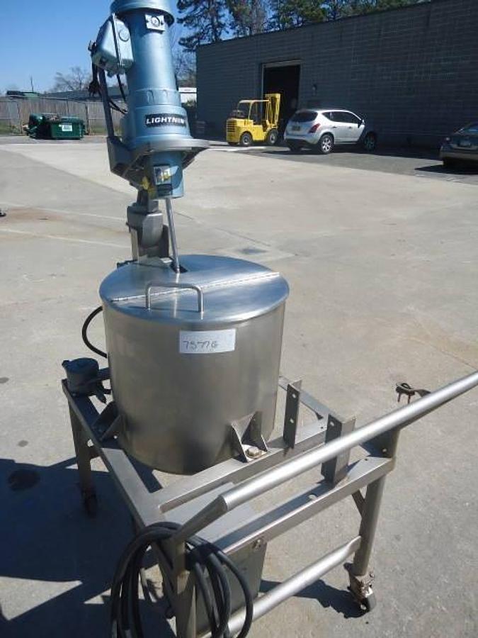 Used 20 Gallon Sfi Self-Contained Electric Jacketed Tank With Lightnin Agitator