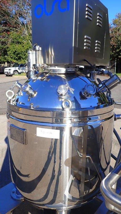 Used Olsa 300 Liter 316L SS Sanitary Reactor/Kettle, Portable