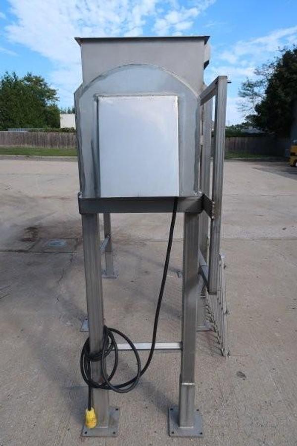 Used Horizontal Stainless Steel Double Ribbon Blender