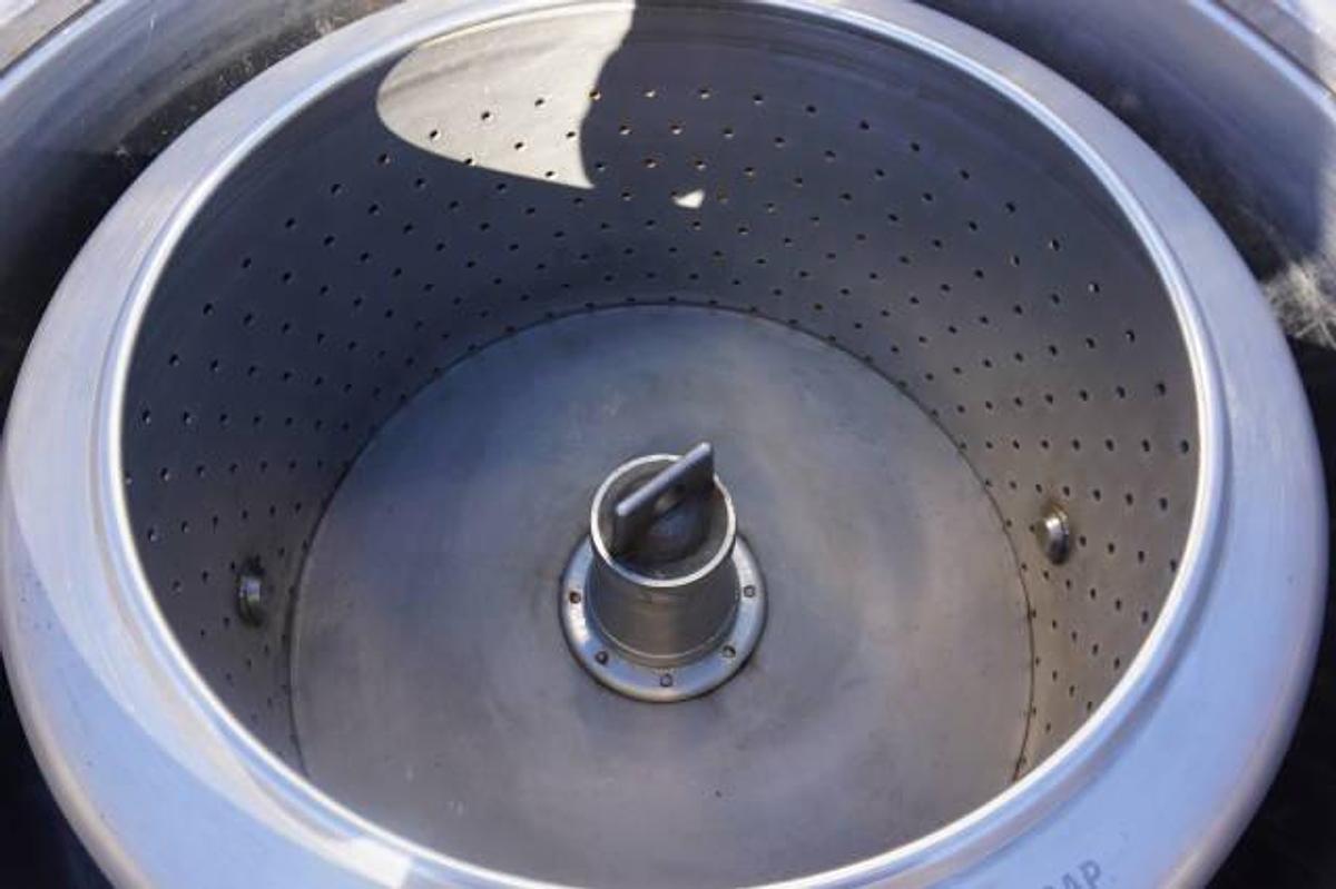 Used Bock FP-90 Food Processing Basket Centrifuge, 5 HP