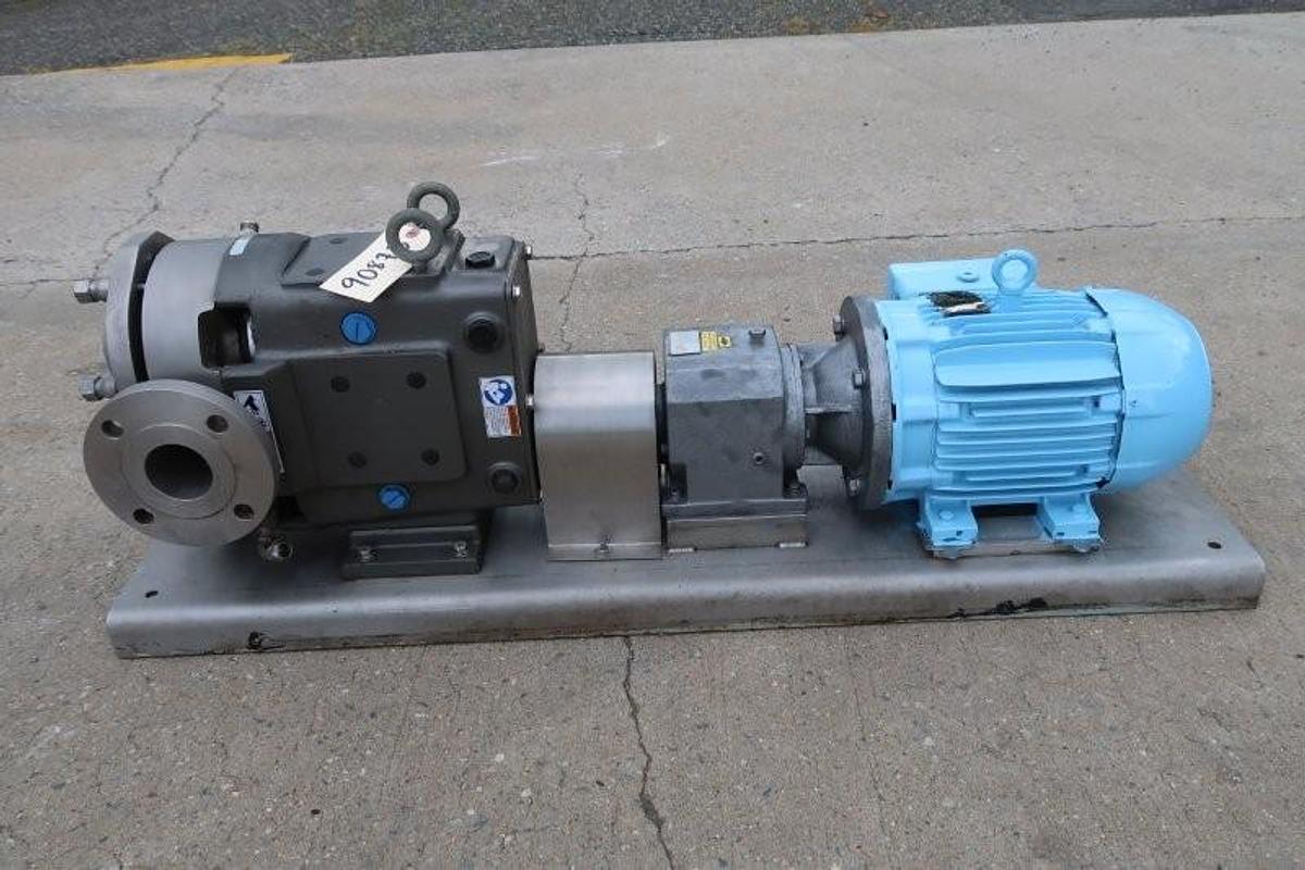 Used SPX Waukesha/Cherry Burrell 060U2 Pump, Flanged Ports