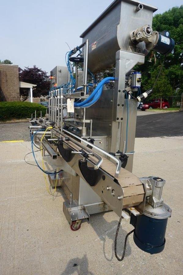 Used Acasi 6 Piston Fully Automatic Filling Machine, Suitable For Hot Filling