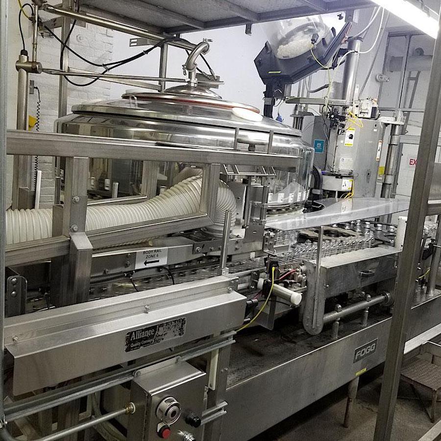 Used Fogg 54-Valve Filler with Alcoa 18-Head Screw Capper