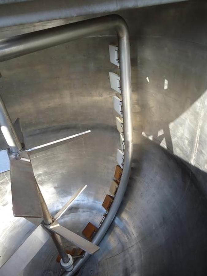 Used 1,000 Gallon Mueller Hemispherical Dual Action Scraper Kettle, 40 PSI Jacket