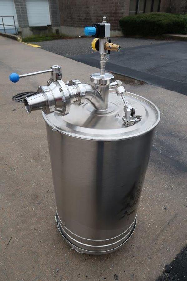 Used Muller “Vispro” Transfer/Drum Emptying System