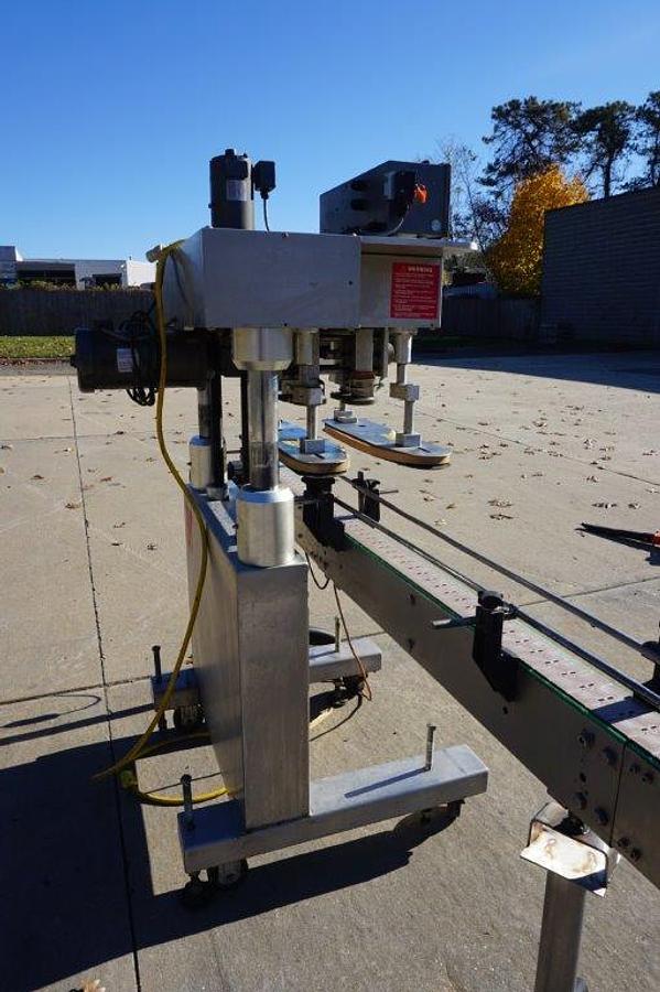 Used Kaps All Four Spindle Retorquer, Stainless Steel