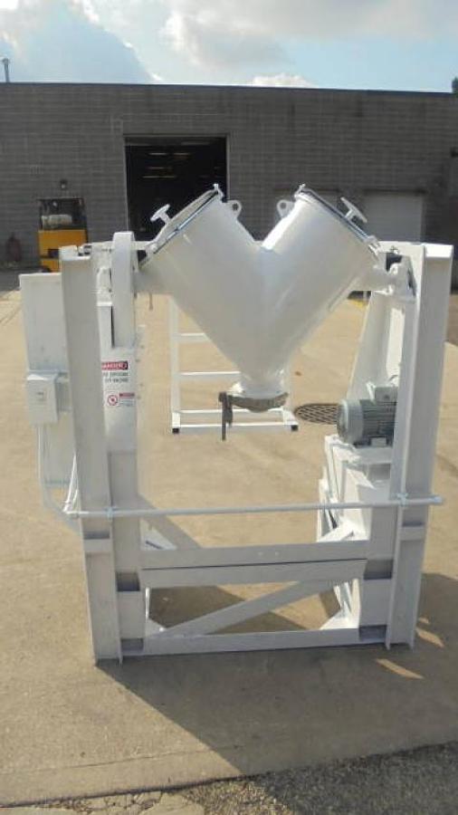 Used 2 Cu. Ft. Patterson Kelley Stainless “Liquid Solids” V Blender