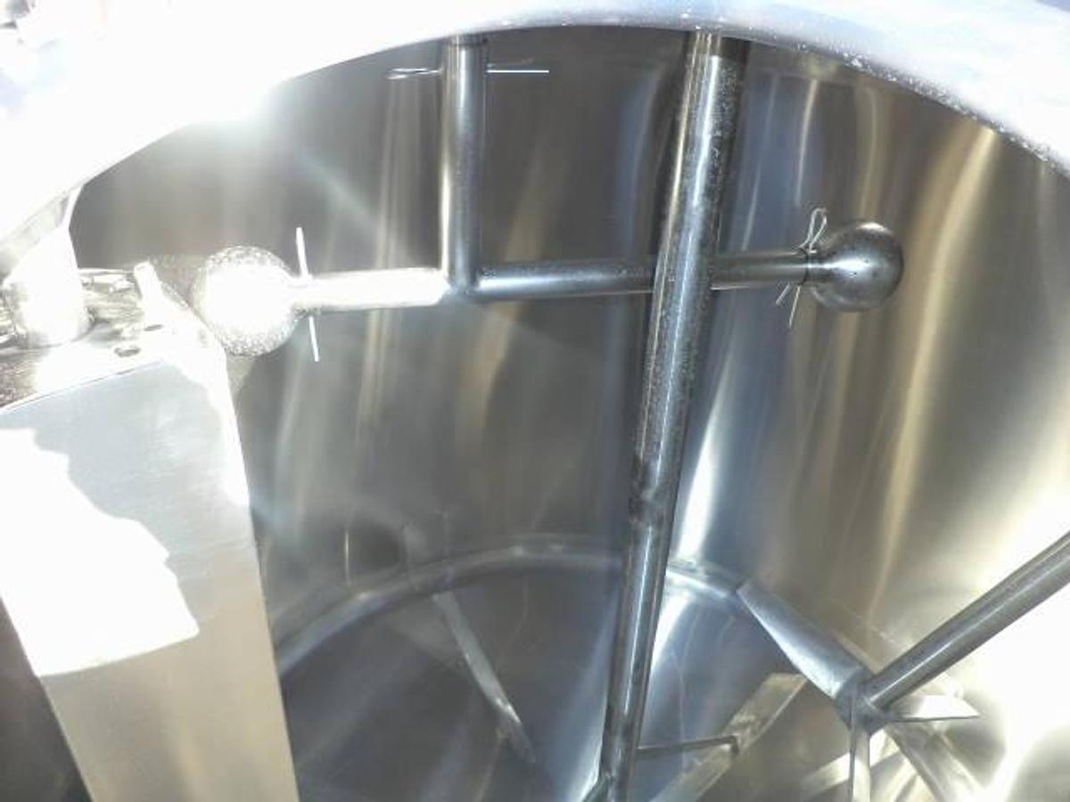Used 500 Gallon DCI mix tank, Type 316 Stainless