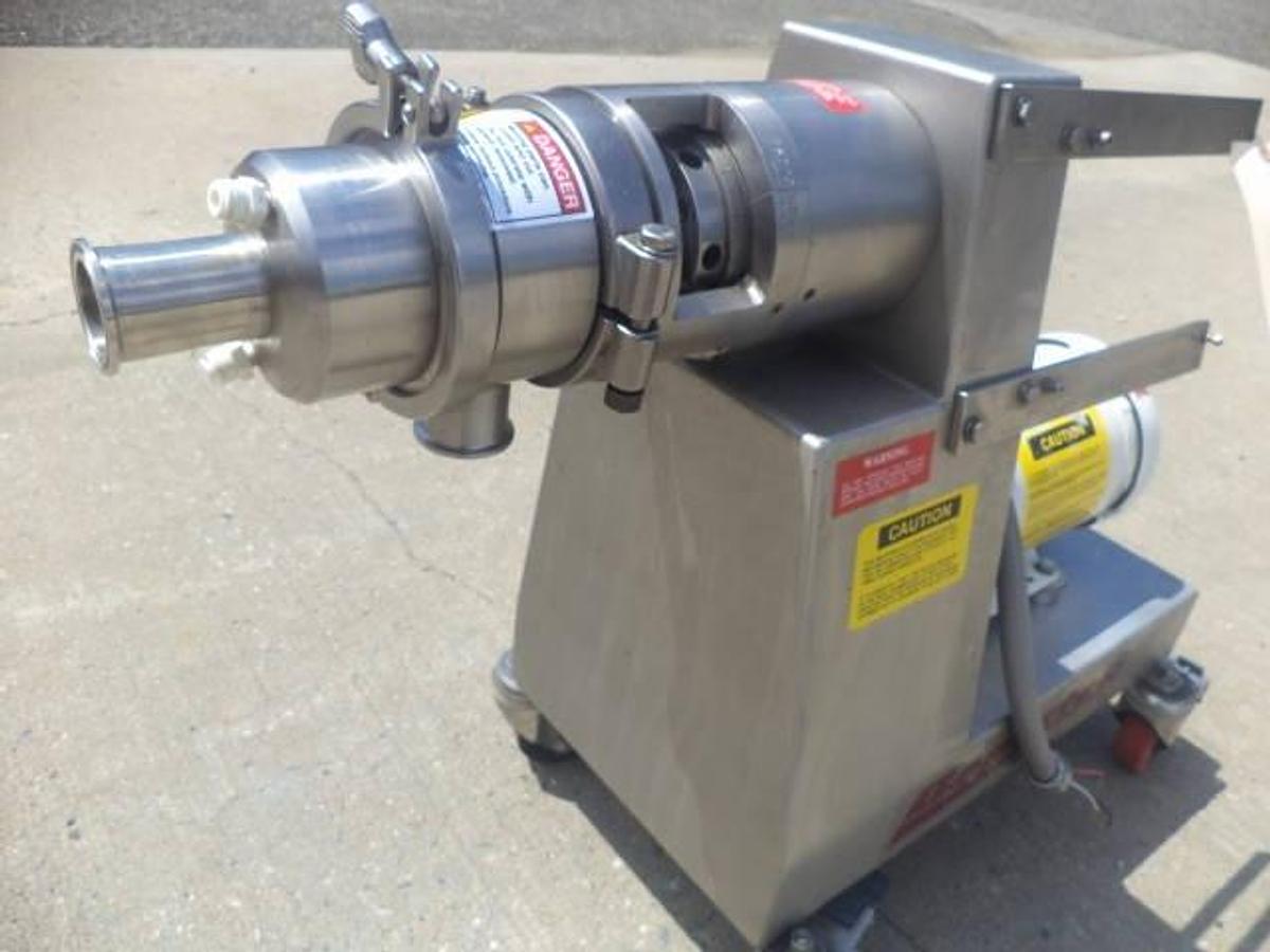 Used Bematek CZ-110-PB Type 316L Stainless Colloid Mill, Grooved Rotor