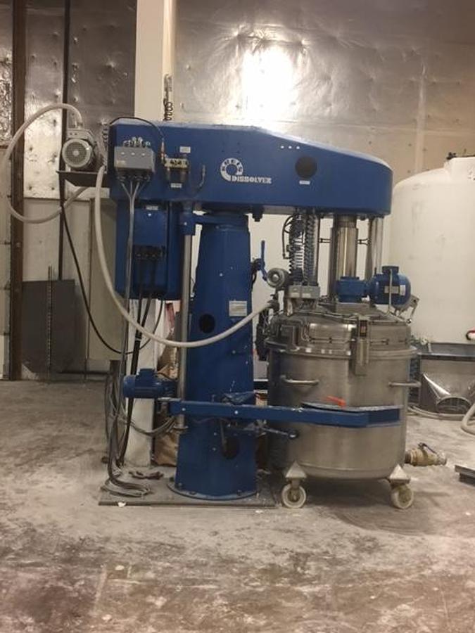Used Niemann Kreis Vkdv Vacuum Dissolver, With 400 Liter Change Cans