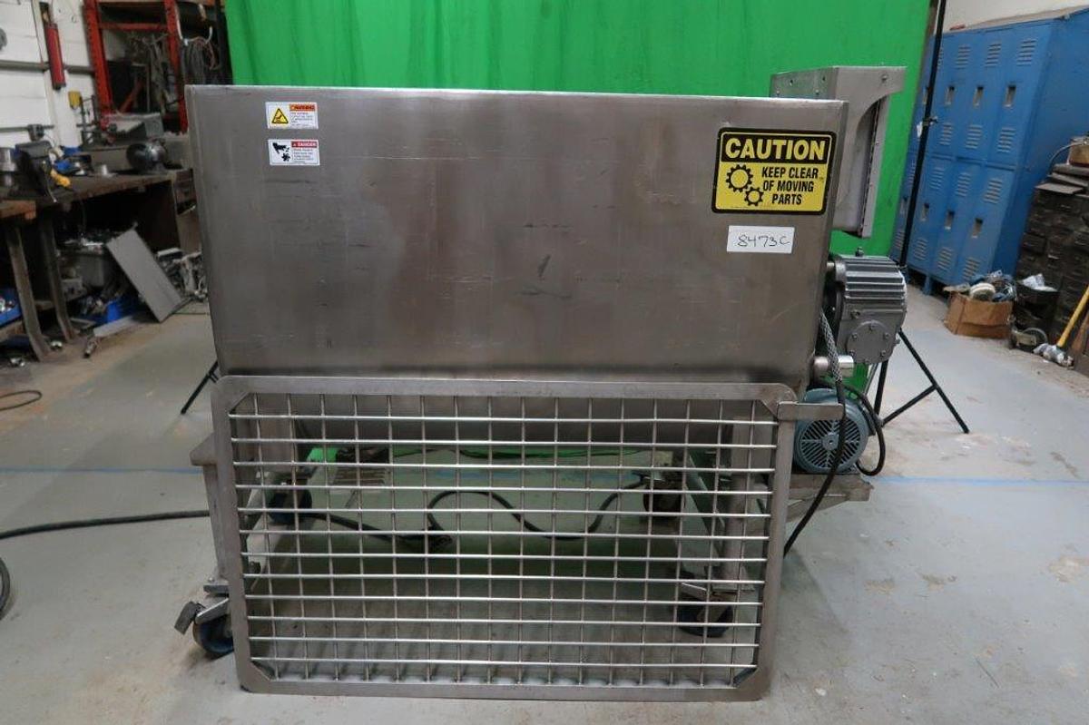Used 20 Cu. Ft. Will-Flow Stainless Horizontal Paddle Blender with Scrapers, 135 PSI Jacket