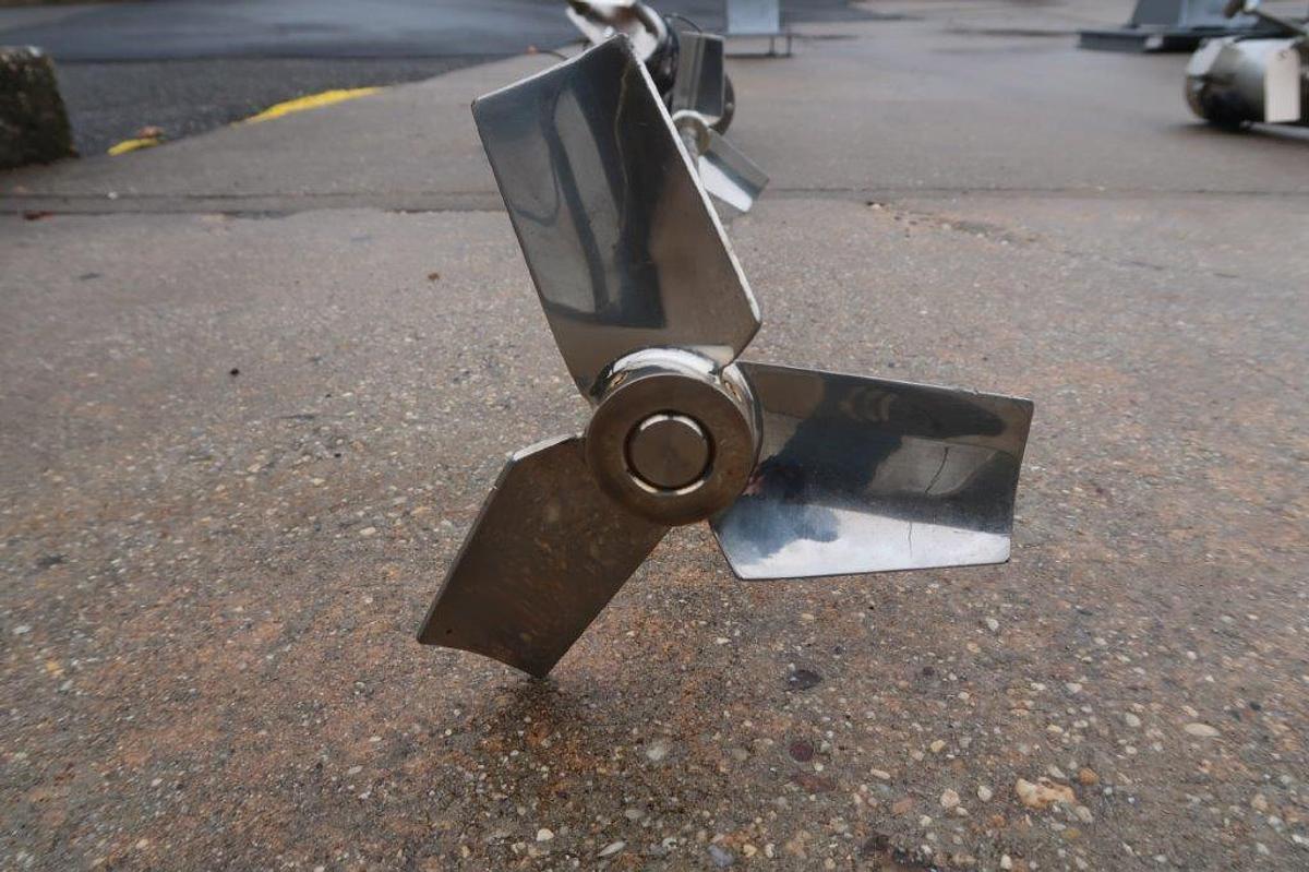 Used Admix 2 HP Clamp-On Portable Agitator, All Stainless Washdown