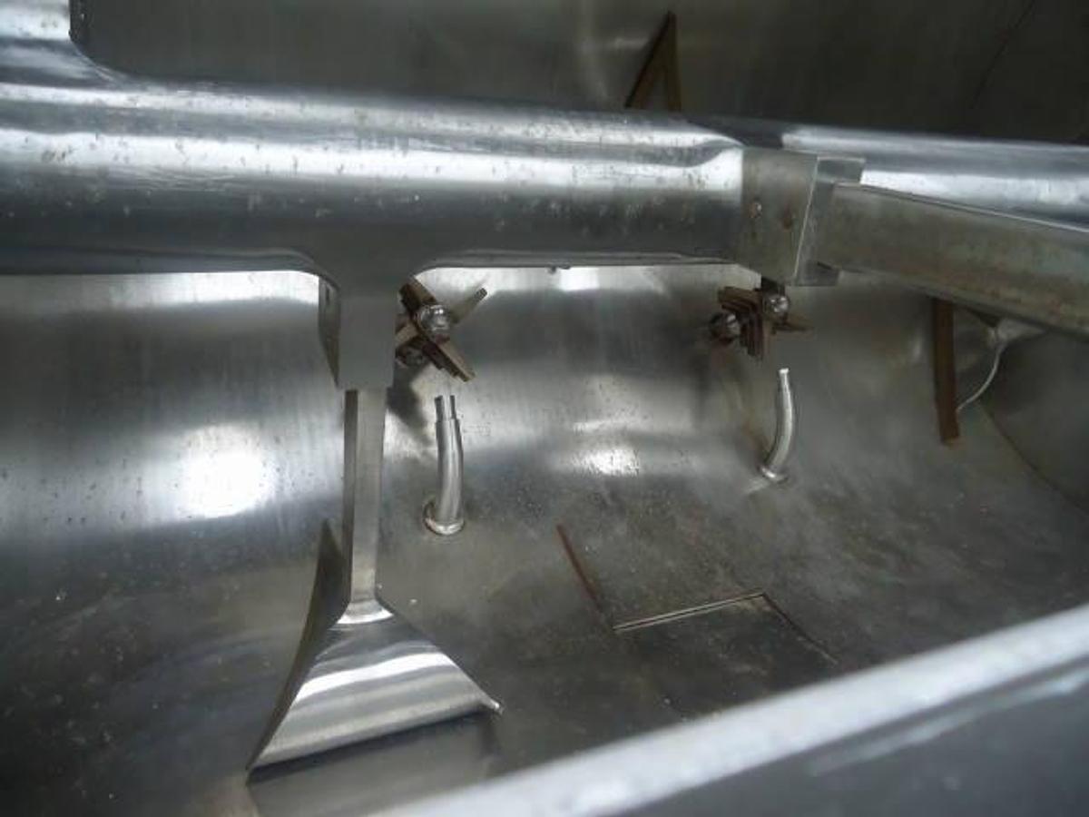 Used Lodige/Littleford Fkm-1600d Stainless Steel Plow Mixer With Choppers