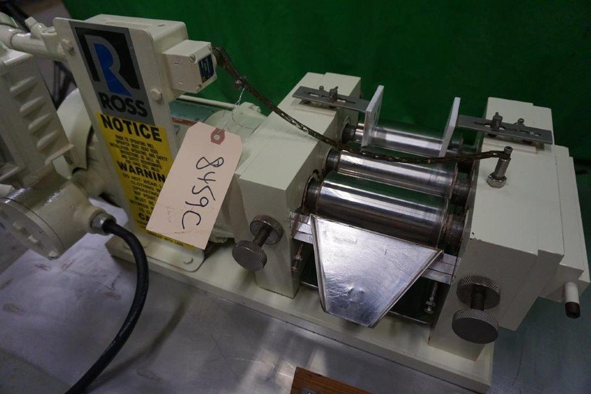 Used Ross 2.5 In. x 5 In. Tabletop Lab Three Roll Mill, XP