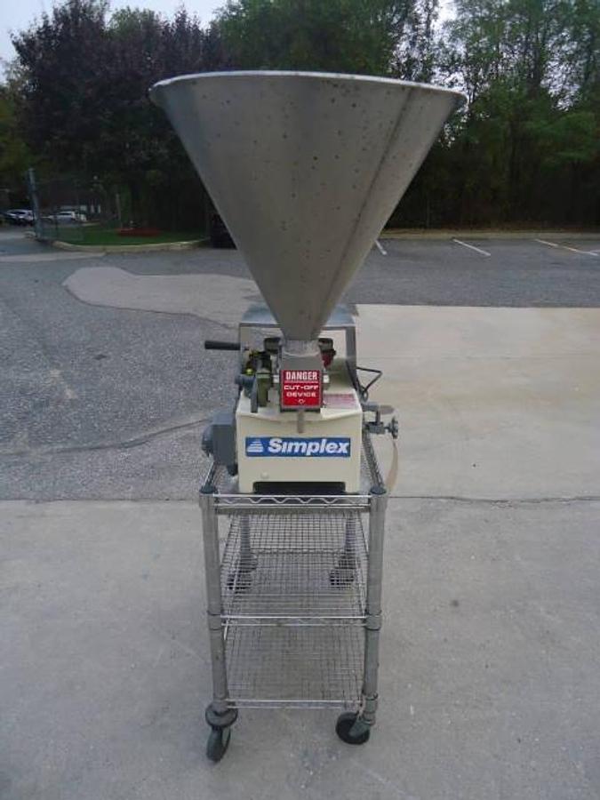 Used Simplex As-1 Single Piston Filler, Single Phase Motor