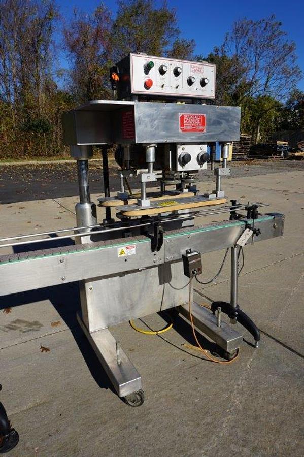 Used Kaps All Four Spindle Retorquer, Stainless Steel