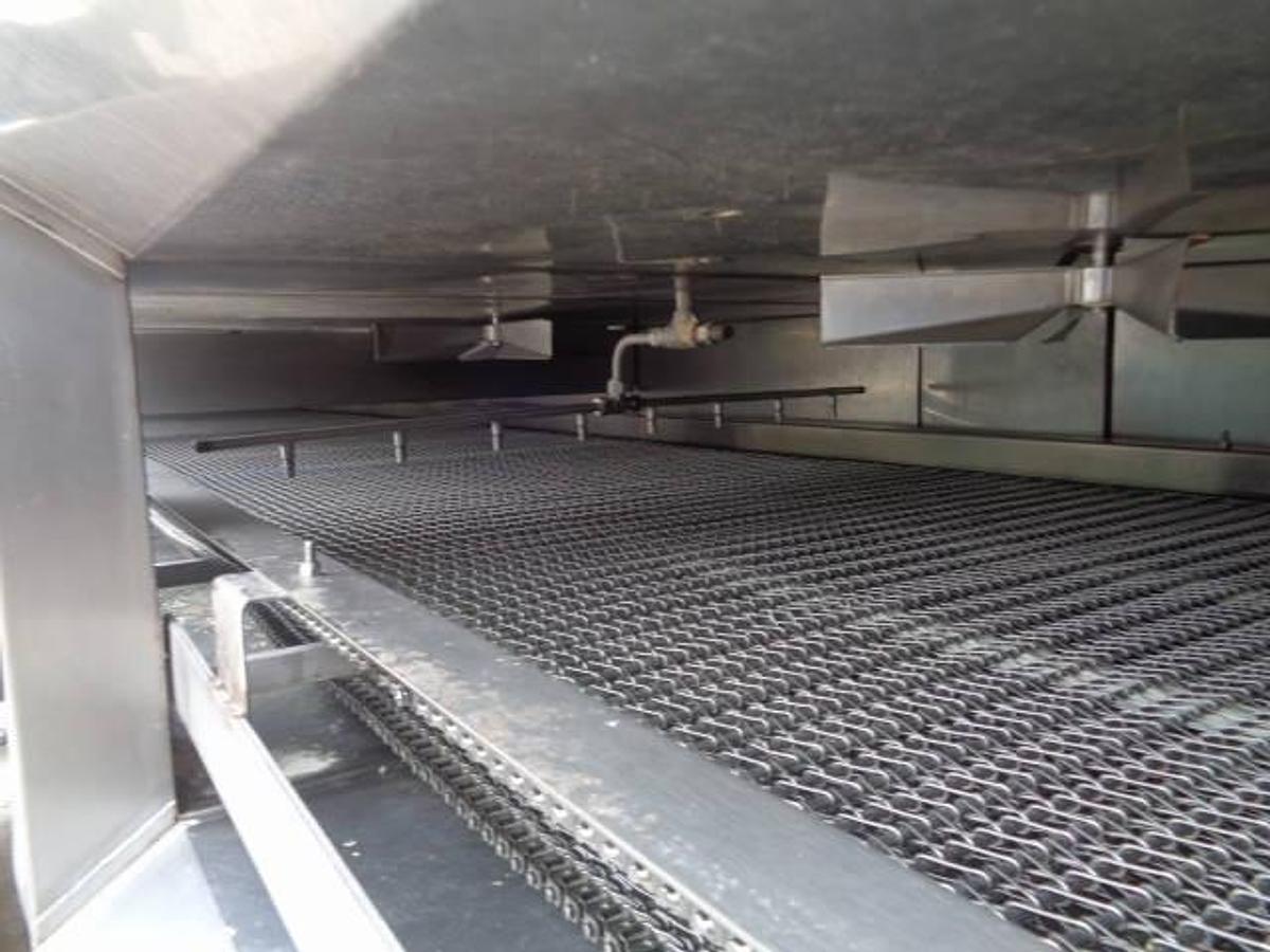 Used Air Products 42 In. X 38 Ft. Stainless Nitrogen Freeze Tunnel