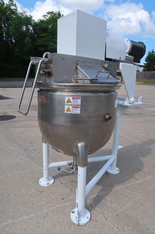 Used 30 Gallon Groen 316SS Jacketed Double Motion Kettle, Portable