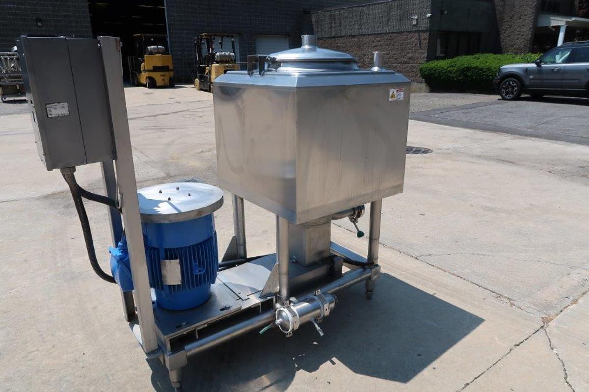 Used Breddo 50 Gallon SS Jacketed Likwifier, VFD