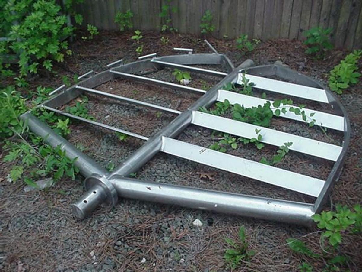 Used 1000 Gallon Ss Single Motion Agitator Only