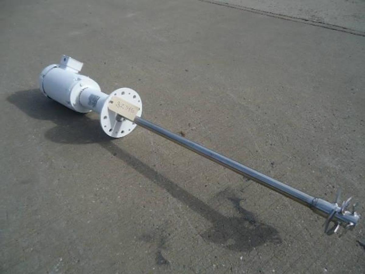 Used Admix “Rotosolver” 10 HP Mixer, 48 In. Long Stainless Shaft/Head