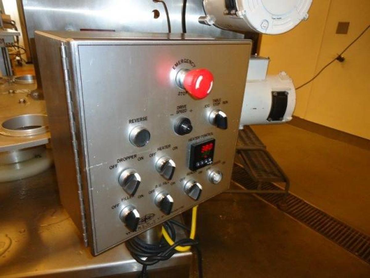 Used World Cup Rotary Cup Filling/Sealing Machine, 40 Per Minute