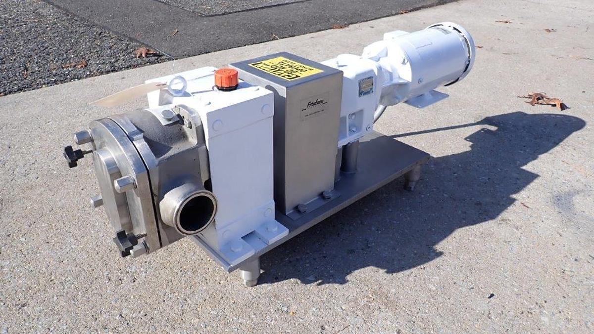 Used Fristam FKL50 SS Positive Displacement Pump, 3 In. Ports