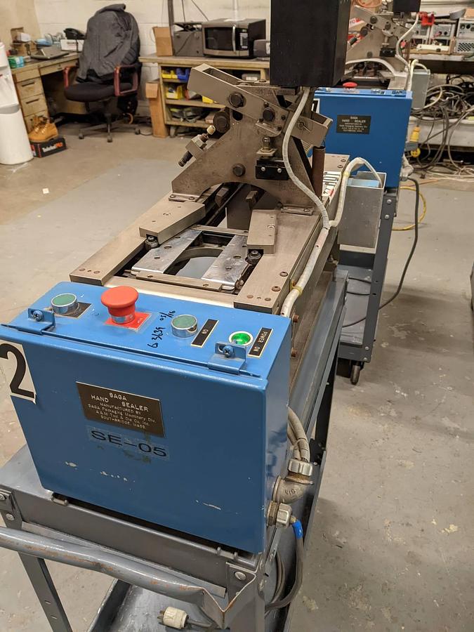 Used Saga HS Tabletop Plastic Tube Sealer