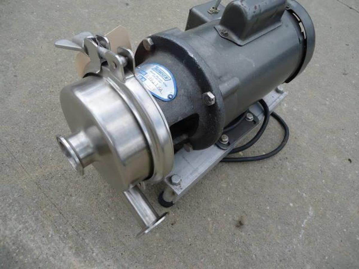 Used Thomsen 1-1/2 In. Stainless Sanitary Centrifugal Pump, Single Phase
