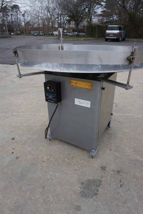 Used 48 In. Packaging Dynamics Rotary Unscrambling/Accumulating Table, Variable Speed