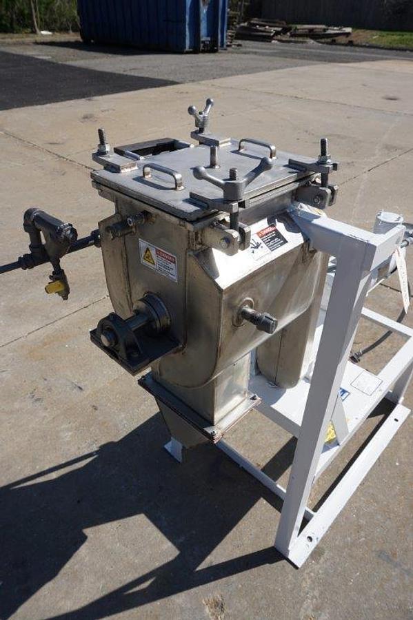 Used Paul O. Abbe Stainless Jacketed Lab Double Ribbon Mixer,  XP