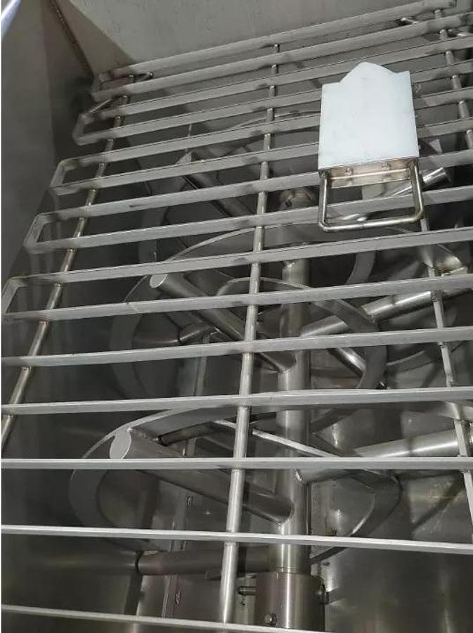Used Horizontal Stainless Steel Double Ribbon Blender