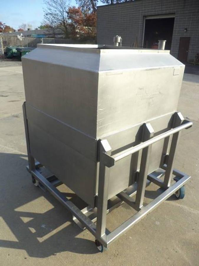 Used 200 Gallon C-Mayo Stainless Steel Portable Tote