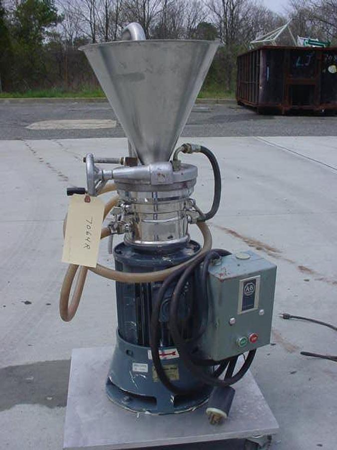 Used Fryma Mk-95 Corundum Stone Mill, Stainless Steel